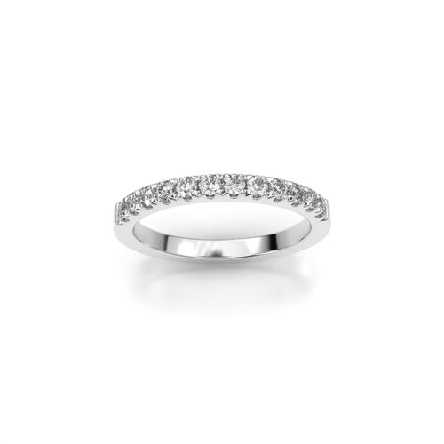 Alliansring Castell 18k vitguld med briljanter 0,36ct